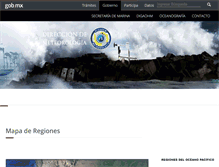 Tablet Screenshot of meteorologia.semar.gob.mx